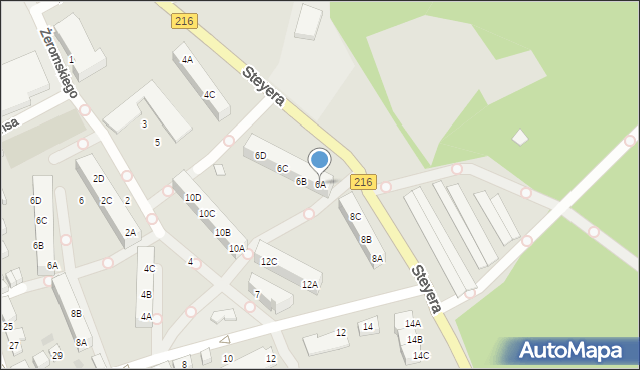 Hel, Steyera, adm., 6A, mapa Hel