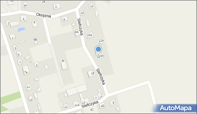 Iłowo-Wieś, Stefczyka, 12, mapa Iłowo-Wieś
