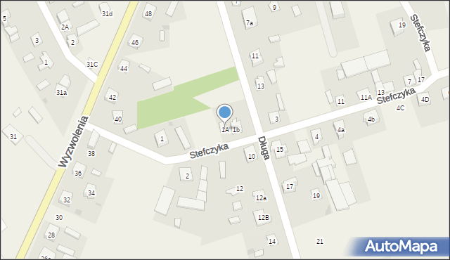 Iłowo-Wieś, Stefczyka, 1A, mapa Iłowo-Wieś