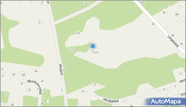 Iły, Starego Dębu, 10, mapa Iły