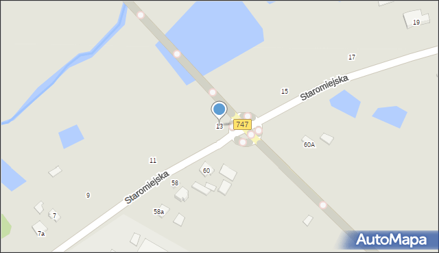 Iłża, Staromiejska, 13, mapa Iłża