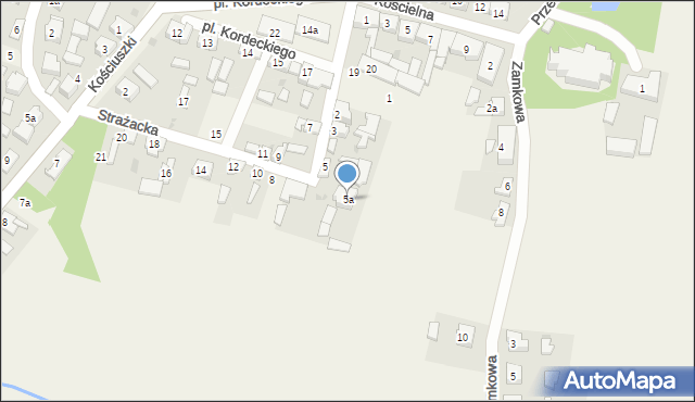 Iwanowice, Strażacka, 5a, mapa Iwanowice