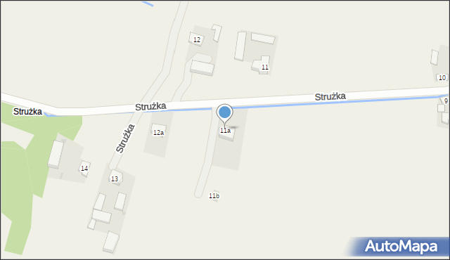 Iwanowice, Strużka, 11a, mapa Iwanowice