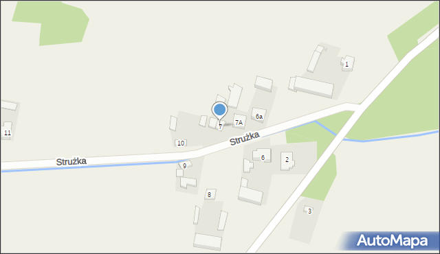 Iwanowice, Strużka, 7, mapa Iwanowice