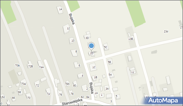 Jadowniki, Staropolska, 1D, mapa Jadowniki