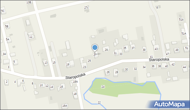 Jadowniki, Staropolska, 27, mapa Jadowniki