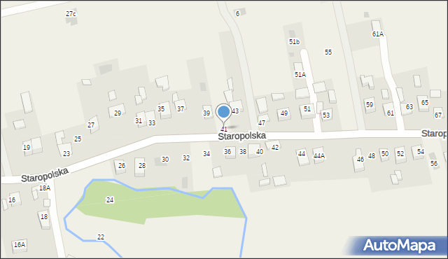 Jadowniki, Staropolska, 41, mapa Jadowniki