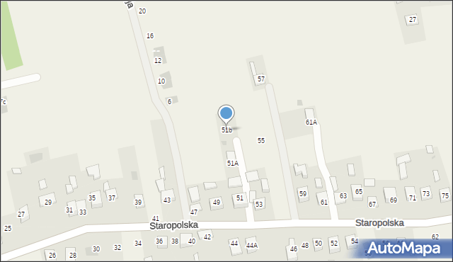 Jadowniki, Staropolska, 51b, mapa Jadowniki