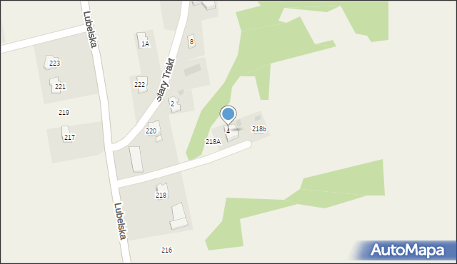 Jakubowice Konińskie, Stary Trakt, 4, mapa Jakubowice Konińskie