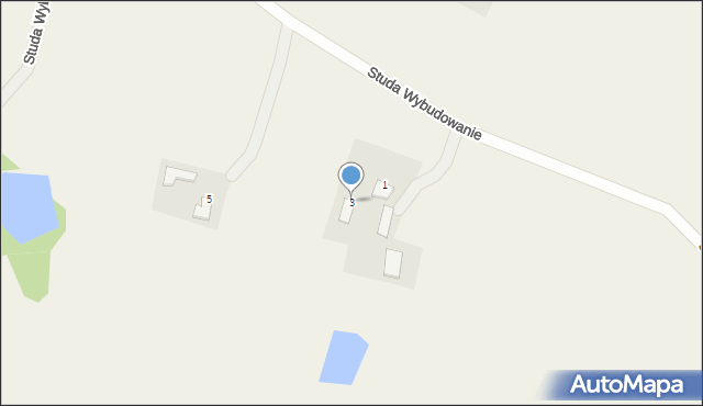 Jamielnik, Studa Wybudowanie, 3, mapa Jamielnik