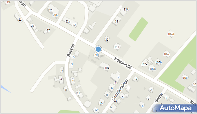 Janików, Stefana Batorego, 31, mapa Janików