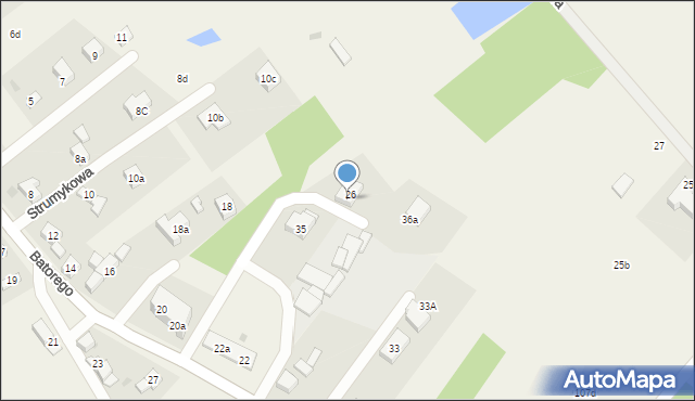 Janików, Stefana Batorego, 36, mapa Janików