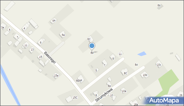 Janików, Stefana Batorego, 6d, mapa Janików