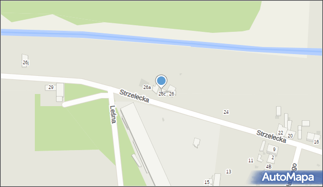 Janowiec Wielkopolski, Strzelecka, 26c, mapa Janowiec Wielkopolski