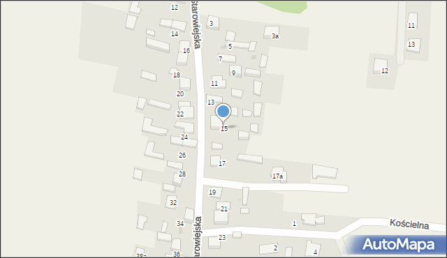 Jaskrów, Starowiejska, 15, mapa Jaskrów