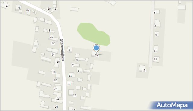 Jaskrów, Starowiejska, 3a, mapa Jaskrów