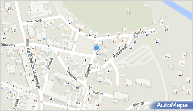 Jasło, Stary Rynek Bartłomieja, 10, mapa Jasła