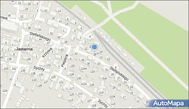 Jastarnia, Stefańskiego Pawła, ks., 16, mapa Jastarnia