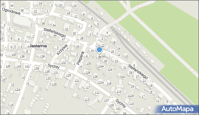 Jastarnia, Stefańskiego Pawła, ks., 39, mapa Jastarnia