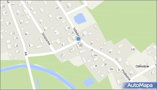 Jastkowice, Strażacka, 14, mapa Jastkowice