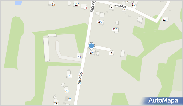 Jastrzębie-Zdrój, Stodoły, 10, mapa Jastrzębie-Zdrój