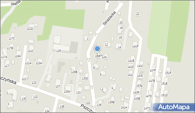 Jastrzębie-Zdrój, Strażacka, 10A, mapa Jastrzębie-Zdrój