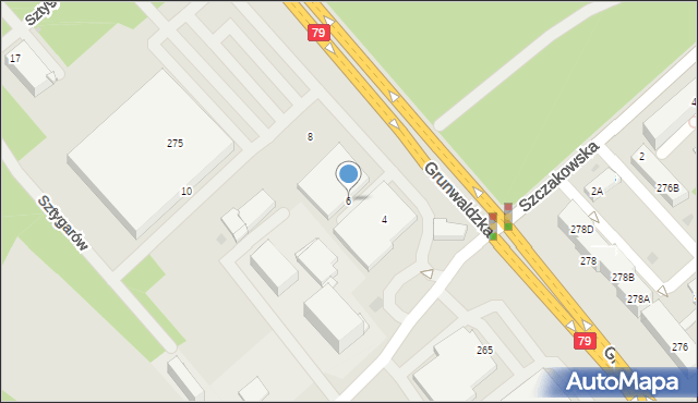 Jaworzno, Steczkowskiego Jana Kantego, 6, mapa Jaworzno