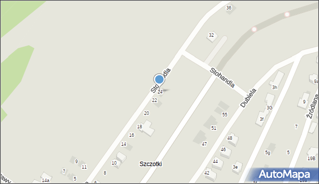 Jaworzno, Stohandla Stanisława, 24, mapa Jaworzno