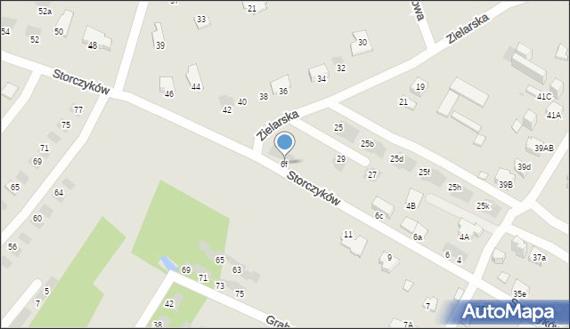 Jaworzno, Storczyków, 6f, mapa Jaworzno