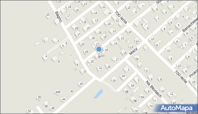 Jaworzno, Starzyńskiego Stefana, 18, mapa Jaworzno