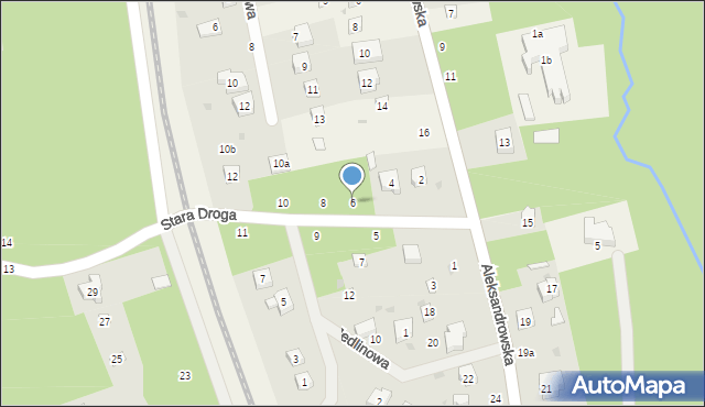 Jedlicze A, Stara Droga, 6, mapa Jedlicze A