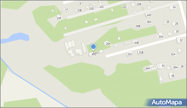 Jedlnia-Letnisko, Staroradomska, 30D, mapa Jedlnia-Letnisko