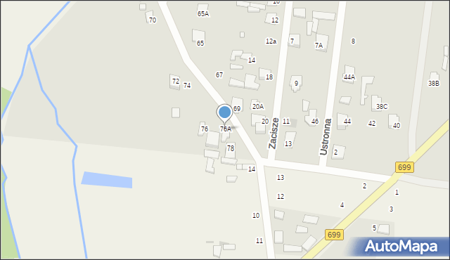 Jedlnia-Letnisko, Staroradomska, 76A, mapa Jedlnia-Letnisko
