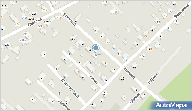 Jelcz-Laskowice, Stawowa, 6, mapa Jelcz-Laskowice
