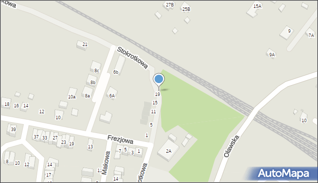 Jelcz-Laskowice, Stokrotkowa, 19a, mapa Jelcz-Laskowice