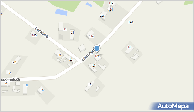 Jełowa, Staroopolska, 12a, mapa Jełowa