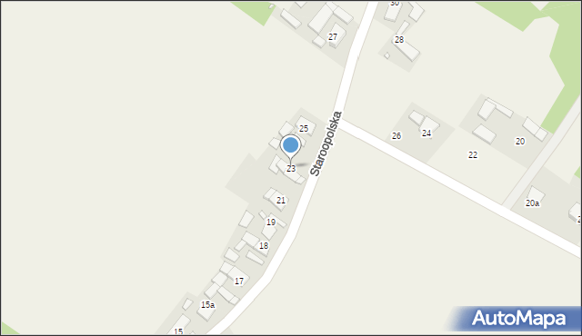 Jełowa, Staroopolska, 23, mapa Jełowa