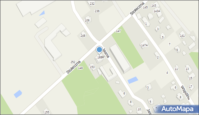Józefin, Stołeczna, 151, mapa Józefin