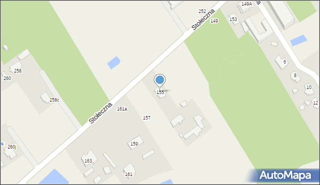 Józefin, Stołeczna, 155, mapa Józefin