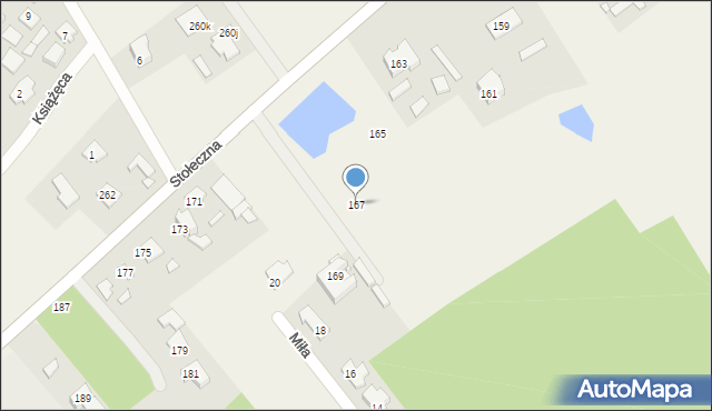 Józefin, Stołeczna, 167, mapa Józefin