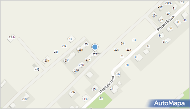 Józefów, Strużańska, 27J, mapa Józefów