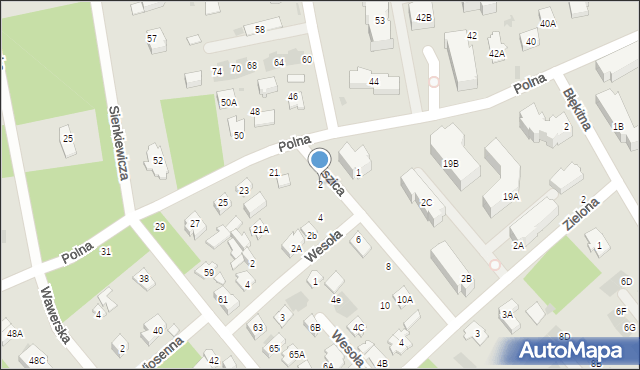 Józefów, Staszica Stanisława, 2, mapa Józefów