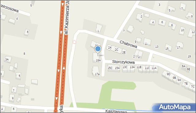 Juszkowo, Storczykowa, 19B, mapa Juszkowo