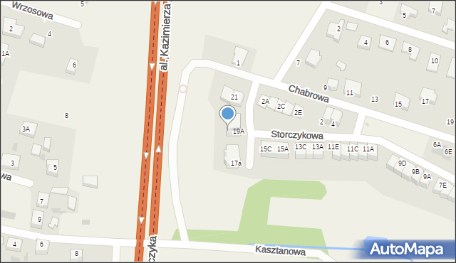 Juszkowo, Storczykowa, 19D, mapa Juszkowo