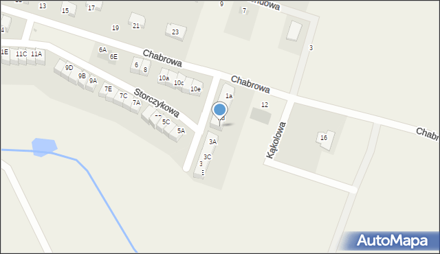 Juszkowo, Storczykowa, 1e, mapa Juszkowo