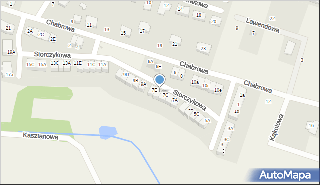 Juszkowo, Storczykowa, 7D, mapa Juszkowo