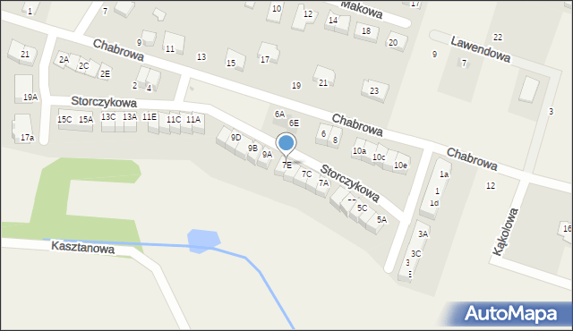 Juszkowo, Storczykowa, 7E, mapa Juszkowo