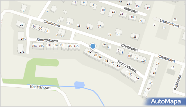 Juszkowo, Storczykowa, 9C, mapa Juszkowo