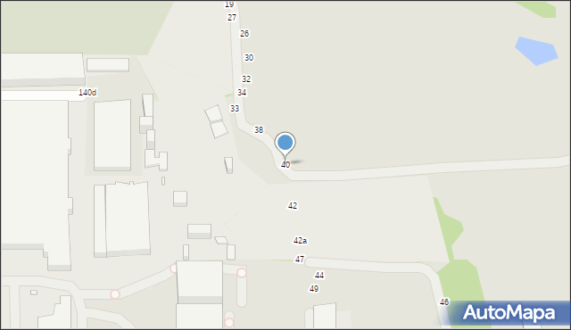 Kalisz, Stefaniaka Bolesława, ks., 40, mapa Kalisza