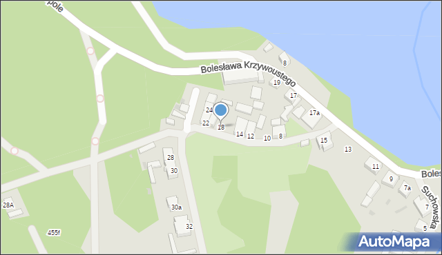 Kalisz Pomorski, Strzelecka, 18, mapa Kalisz Pomorski